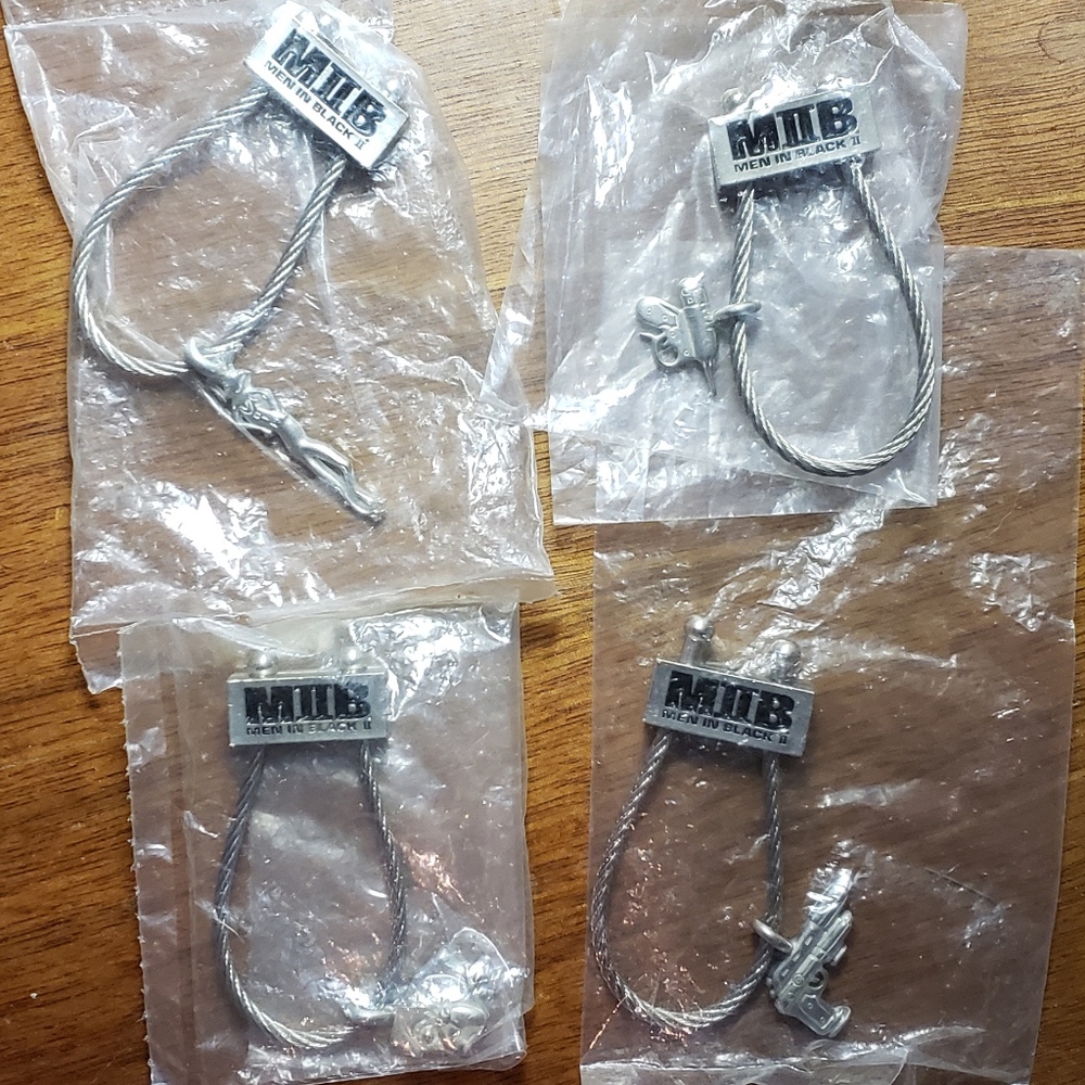 Four Men In Black II 2002 Charm Keychains